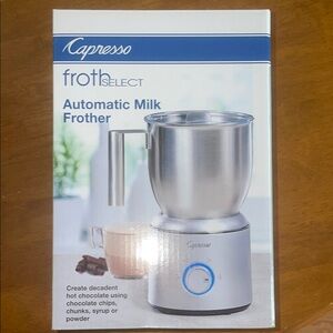 Silver Automatic Milk Frother